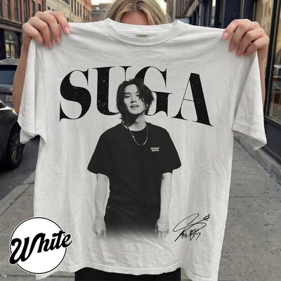 Yoongi Suga BTS Arirang Tour Shirt Vintage Kpop Fan Tee | eBay