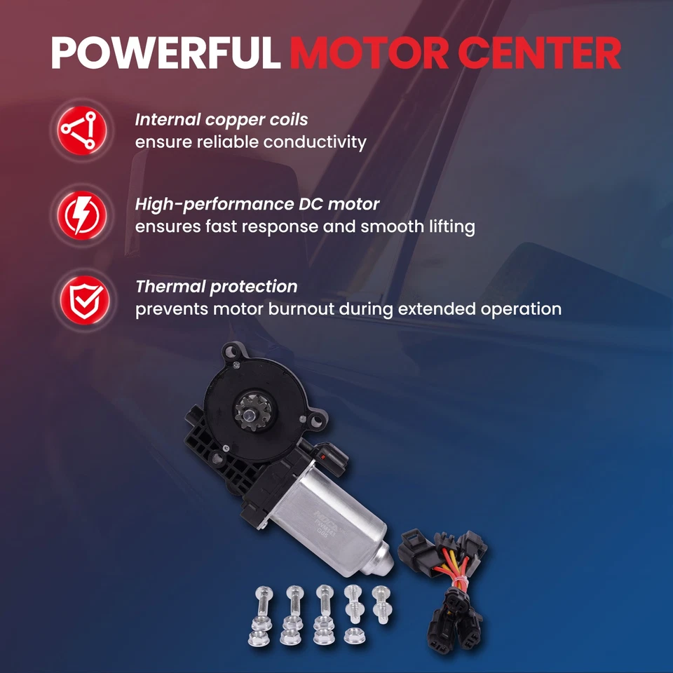 Motor elevador de ventana eléctrico para Chevrolet C/K Express Corvette GMC Buick Cadillac Foto 2 de 4