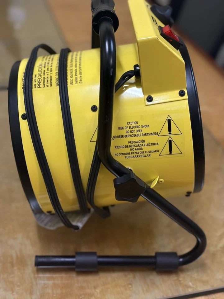 King Yellow Jacket Mini PSH1215T 1500W Calentador de Tienda Portátil - Funciona Muy bien Foto 3 de 4