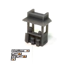 Z Scale Coffee Booth Kits for Model Railroad - includes 2 kits (4704)