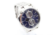 Seiko Solar Chronograph Alarm Watch Ref V172-0AF0 UNTESTED