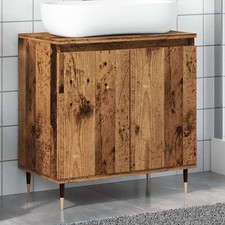 vidaXL Mobile da Bagno Legno Antico 58x33x60 cm in Truciolato