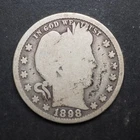 1898  *S * BARBER SILVER QUARTER  ***NICE*** FREE SHIPPING   C2043
