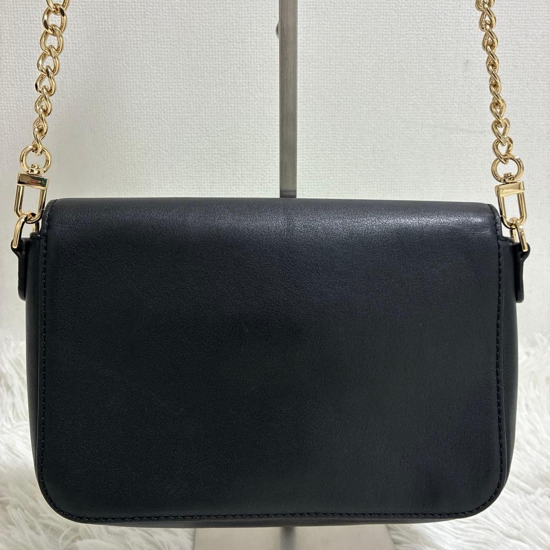 Tory Burch 2-way Chain Shoulder Bag Leather Black Women's From Japan thumbnail 24