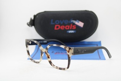 NEW PRADA VPR 10W UAO-1O1 BROWN GREY HAVANA AUTHENTIC EYEGLASSES 54-17