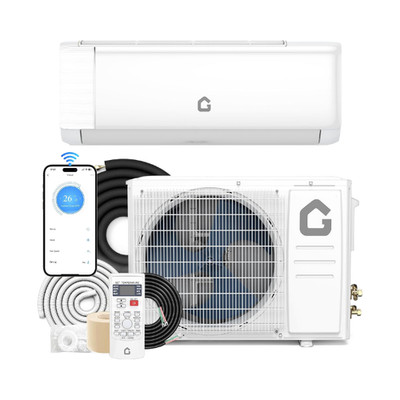 Garvee 9,000-BTU 18.5 SEER2 Mini Split AC & Heat Pump w/ Wi-Fi