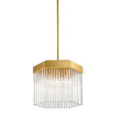 Artcraft Lighting AC12062 Emma 3 Light 14"W Pendant - Brass