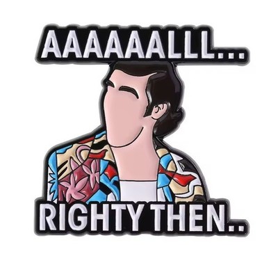 Ace Ventura Pet Detective Jim Carey Metall Emaille Pin Anstecker Film Movie Retro