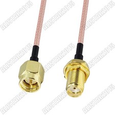 SMA Male Plug to SMA Female Jack Connector RF Pigtail Jumper RG178 Coax Cable