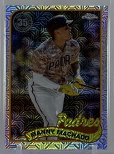 Manny Machado 2024 Topps Chrome #T89C-5 Mojo Refractor San Diego Padres MLB