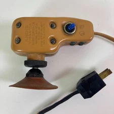 Vintage Andis Clipper Vibrator Hand Held Massager One Speed Model AV Brown Works