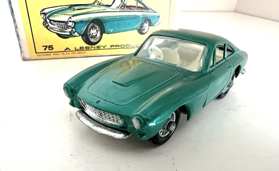MATCHBOX LESNEY FERRARI BERLINETTA   -No. 75 B -MINT in BOX MODEL - MUST SEE CAR - Image 3 of 4