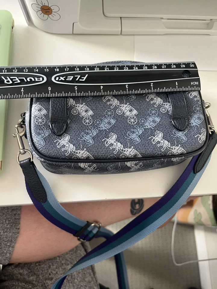 COACH F 78603 CONVERTIBLE BELT BAG WITH HORSE AND CARRIAGE PRINT NWT - Image 3 of 4