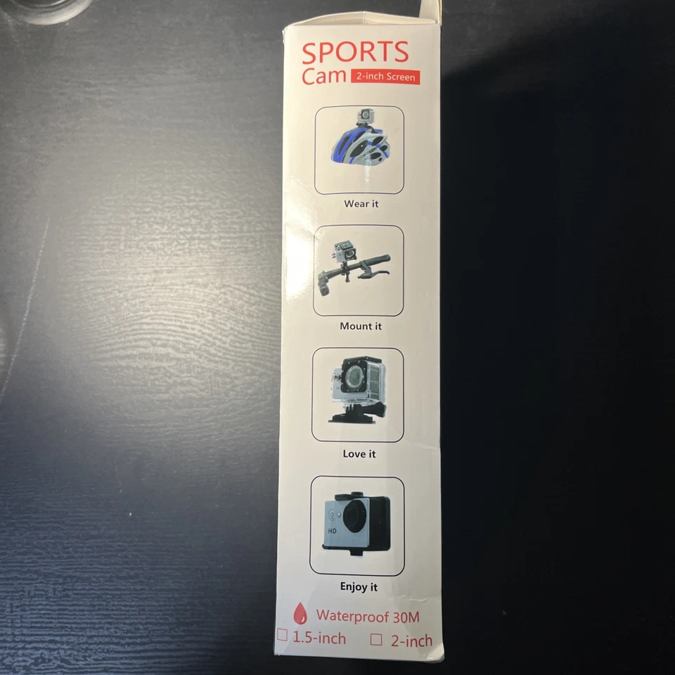 Sports Camera Camcorder 2" HD 1080P Helmet Action DV Cam Waterproof US BIN L#557 - Image 4 of 4