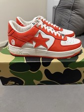 A Bathing Ape BAPE STA Men s Red/White Low To...