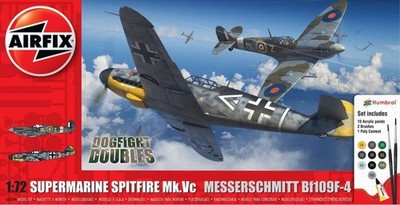 Supermarine Spitfire Mk.Vc vs Bf109F-4 Dogfight Double / 1:72 - Airfix