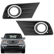 Fog Light Cover Bezel Wchrome Ring For Honda Pilot 2012 2013 2014 2015 Lh Rh Fog Light Cover Bezel Wchrome Ring For Honda Pilot 2012 2013 2014 2015 Lh Rh