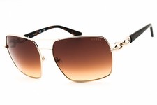 GUESS GU00159-33F-63 Sunglasses Size 63mm 130mm 17mm gold Women NEW