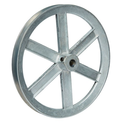 #ad Chicago Die Cast 800A7 Zinc Die Cast High Pressure Single V Grooved Pulley 8 in. $24.01