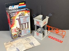 Vintage 1985 Hasbro GI Joe ARAH Check Point Battle Station  w  Box & Blueprints