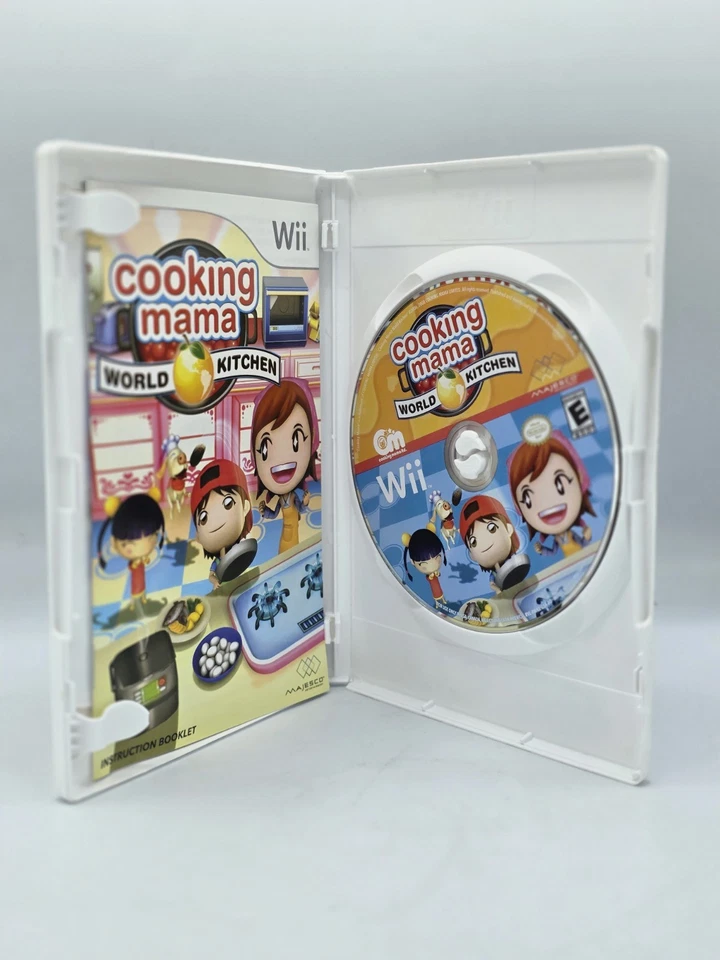 Cooking Mama World Kitchen Complete Nintendo Wii Tested Video Game With Manual - Image 3 of 3