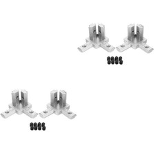  2 Pack Corner Braces Furniture Connectors Aluminum Profile Bracket