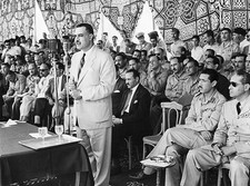 Cairo Egypt Egyptian President Gamal Abdel Nasser addressing Air - 1956 Photo