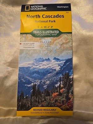 National Geographic North Cascades NP Trails Illustrated Topo Map #223