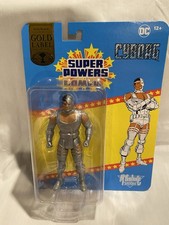 DC Super Powers McFarlane Cyborg Gold Label Figure Wave 11 Exclusive Mint