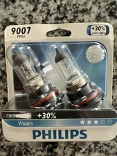  2 Philips 9007 Upgrade Vision HB5 Halogen Bright Light Bulb 65/55W GERMANY Beam
