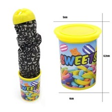 Potato Chip Can Snake Prank Toy Jumping Spring Snake Magic Trick Gag Gift Party