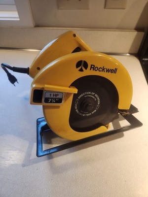 ROCKWELL TOOLS 7-1/4'' CIRCULAR SAW- Model 4500 Type 1 5800 RPM Double Insulated
