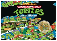 THE PERTH MINT’S TEENAGE MUTANT NINJA TURTLES 2025 In Card $1 COIN 6k mintage