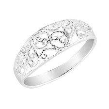 Intricate Swirls of Braided Sterling Silver Ring-8