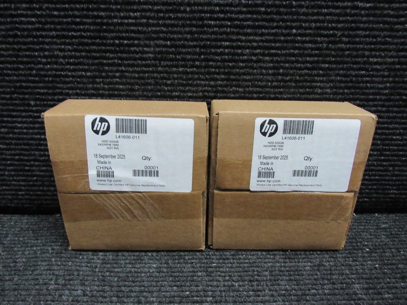 LOT OF 2! GENUINE HP L41606-011 500GB 5400RPM 7MM SGT RW HARD DRIVE