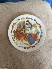 Vintage 1977 Walt Disney Winnie The Pooh Friends Melamine Collectors Plate 8"