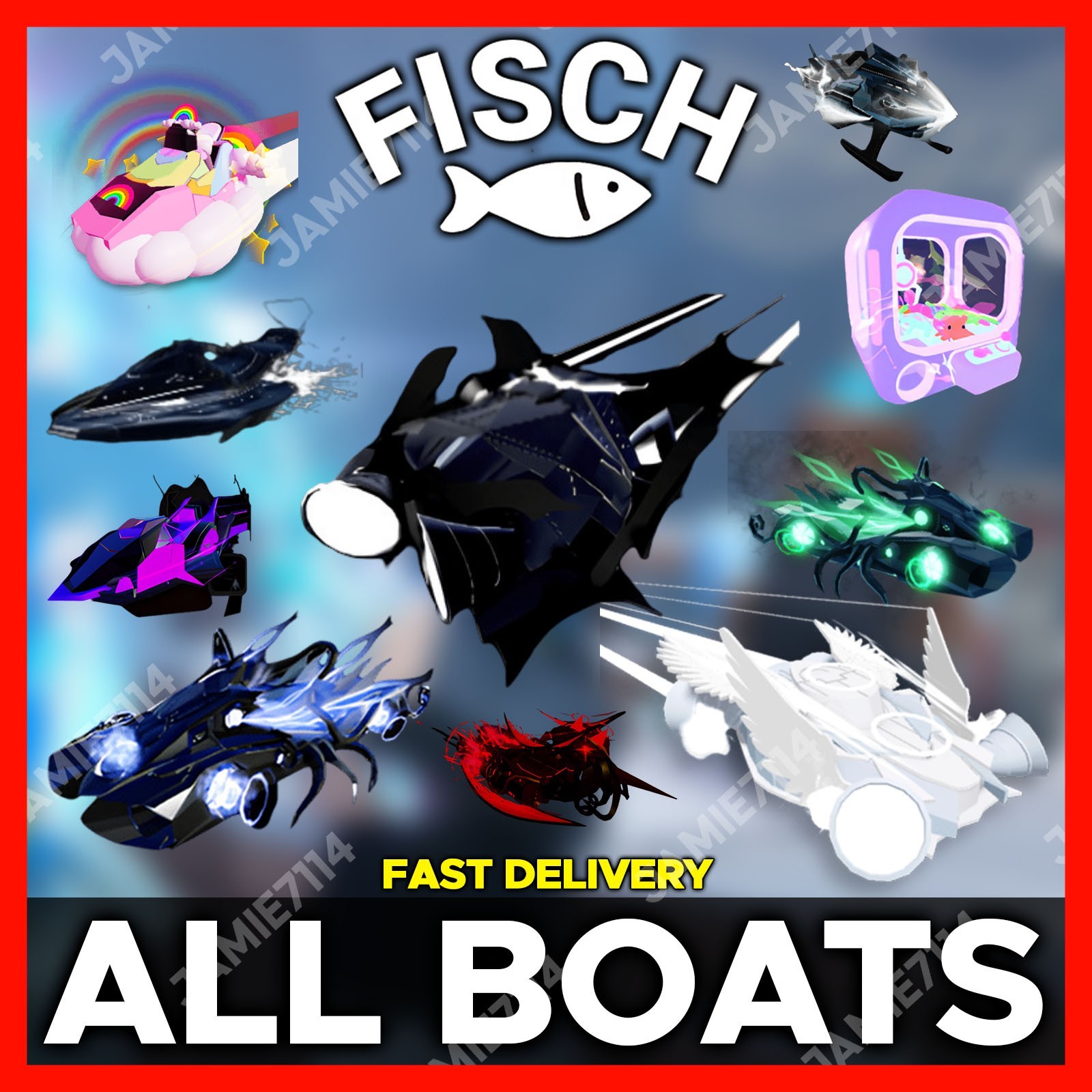 FISCH 🐟 ALL BOATS 🔥BEST BOATS‼️CHEAP & FAST SERVICE ‼️