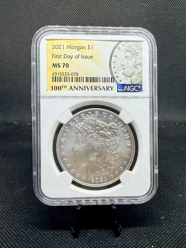 2021 (Philadelphia) Morgan Silver Dollar NGC MS70 First Day of Issue