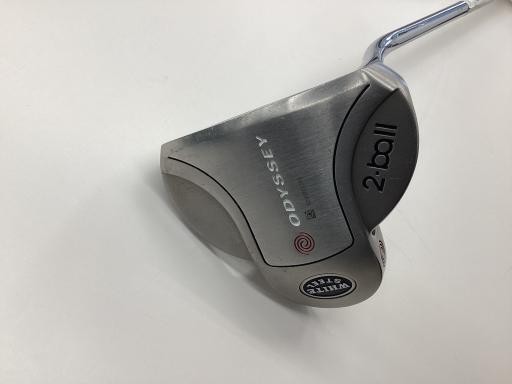 Odyssey White Steel 2 Ball Mid Putter 38 Inches
