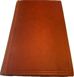 Book of Common Prayer Christianity Red Leather Hardcover Prayer Book 1935