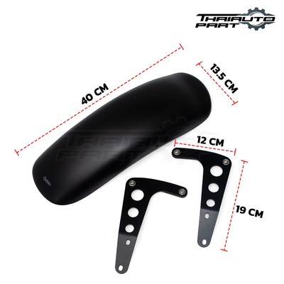 FRONT BLACK FENDER MUD GUARD PROTECT FOR HONDA DAX 125 ST125 2023