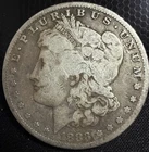 1883 S (San Francisco) Morgan Silver Dollar Coin $1 - F 90% SILVER!  NO RESERVE!