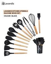 12 Pcs Kitchen Utensils Set Silicone Cooking Nonstick Spatula Turner Spoon Tools