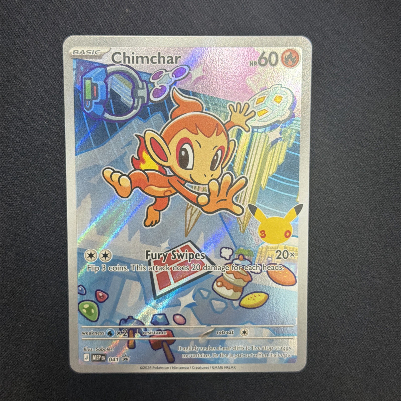 Pokemon Black Star Promo Chimchar 041 NM