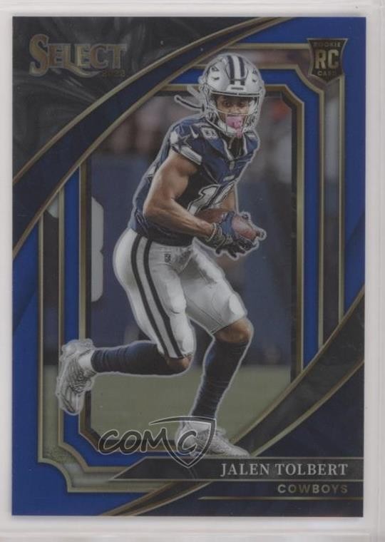 2022 Panini Select Suite Level Blue Prizm /99 Jalen Tolbert #303 Rookie RC