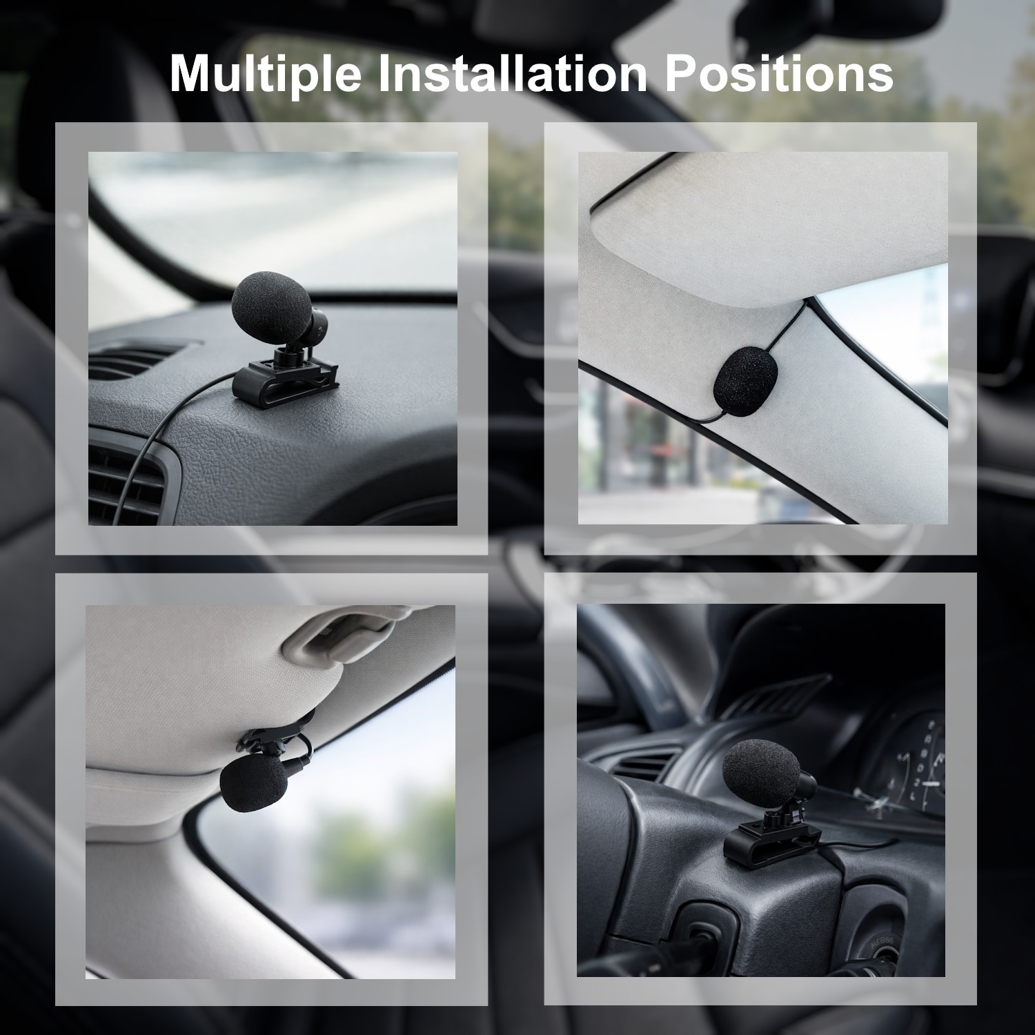 Microphone 2.5mm For Car Stereo Radio GPS DVD Bluetooth Enabled External Mic Hot