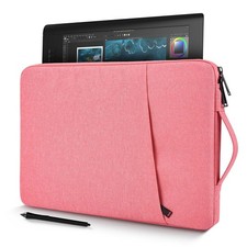 Portable Drawing Tablet Sleeve Protective Carrying Case for XP-Pen Pink