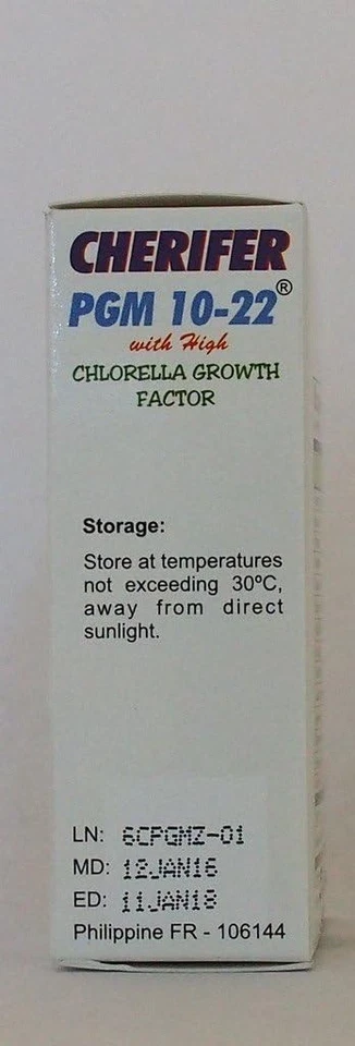 Cápsula CHERIFER con Zinc, Doble Factor de Crecimiento de Chlorella y Taurina PGM...  Foto 3 de 4