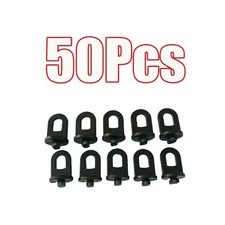 Pack 50 Plastic Greenhouse Shading Fixing Clips Hanging Plants Twist Clips Hooks