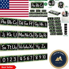 Vibrant 12-Piece Alphabet Bulletin Strips - Perfect for Preschool and Homeschool